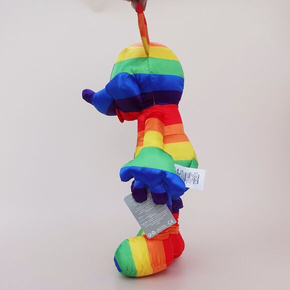 15.5 " Disney Parks Rainbow Gay Pride Mickey Mouse Plush NWT LGBTQ - Picture 5 of 10